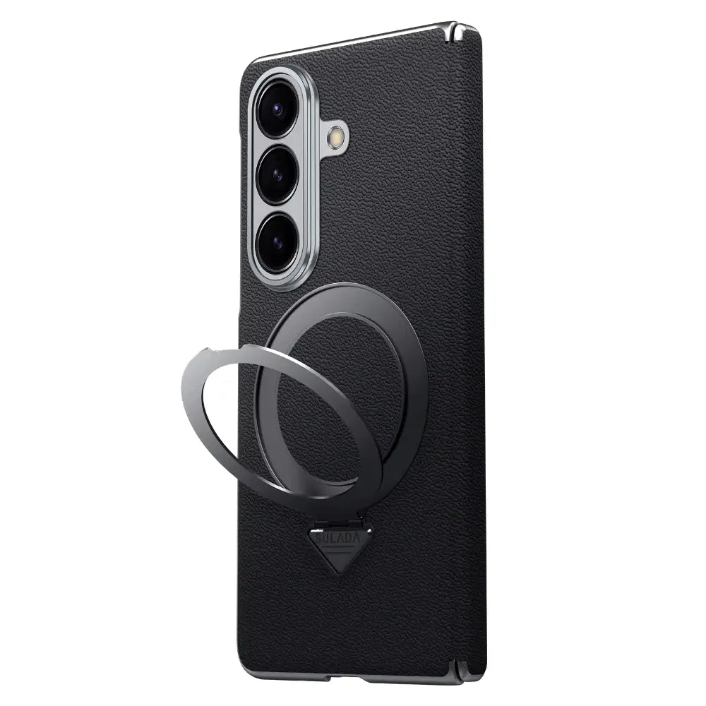 Galaxy Z Fold7 Infinity Luxe Leather Kickstand Case