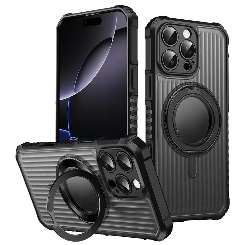 Bolt Clad Magnetic Kickstand Case