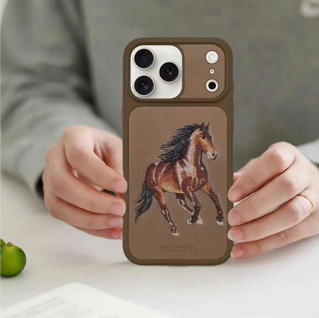 Boris Majestic Stallion Leather Case