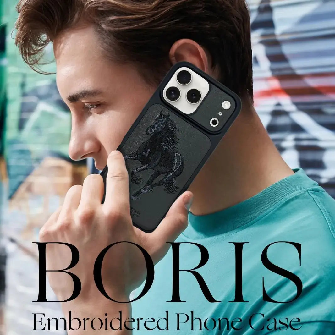 Boris Majestic Stallion Leather Case
