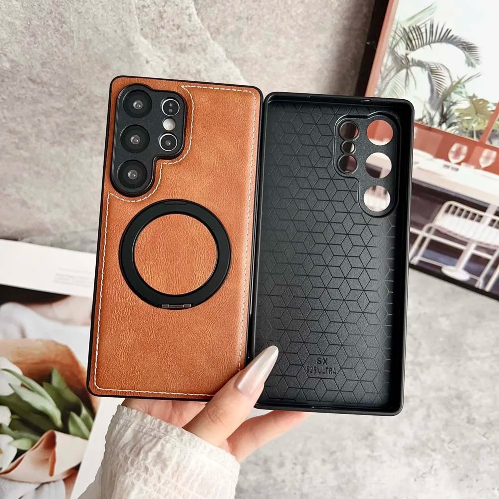 Elite Leather MagSafe Ring Case