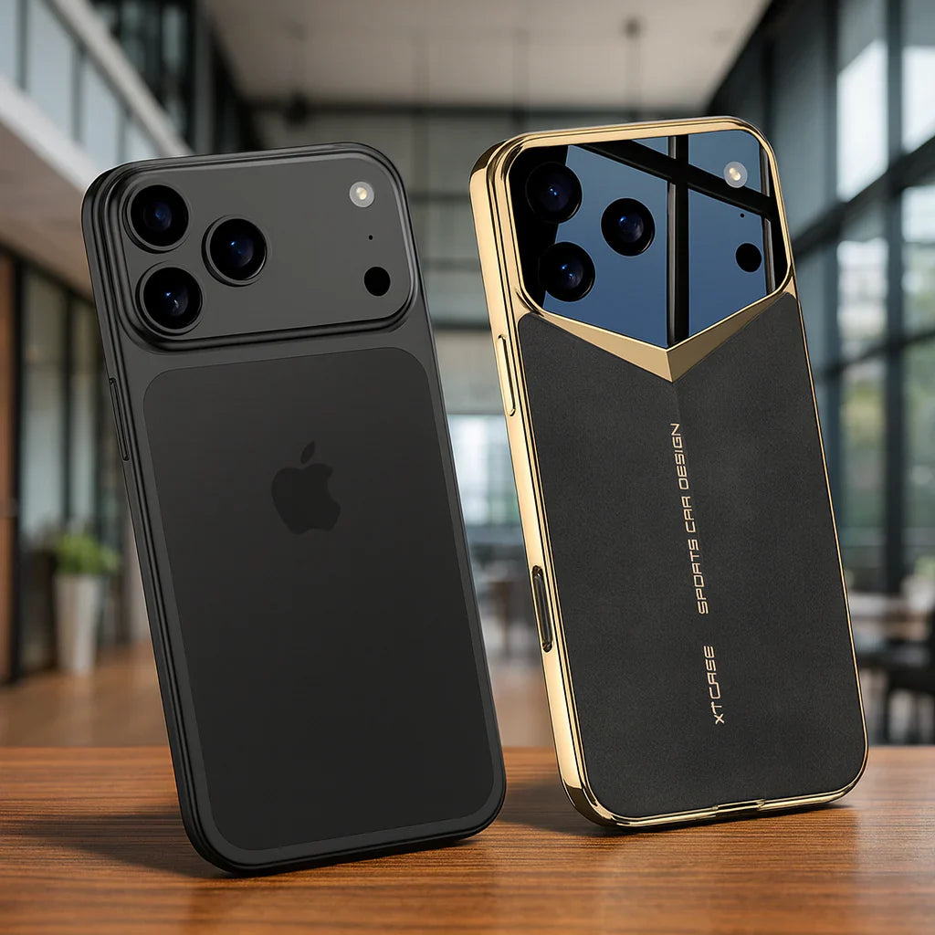 Designer Pattern Leather Shield Case- iPhone