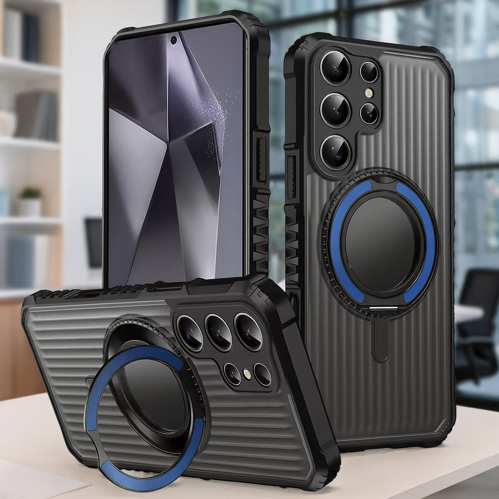 Bolt Clad Magnetic Kickstand Case - Samsung