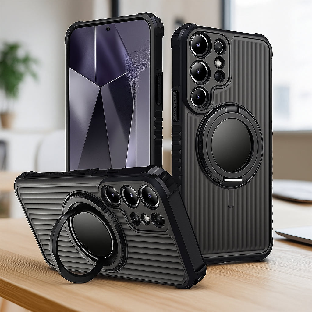 Bolt Clad Magnetic Kickstand Case - Samsung