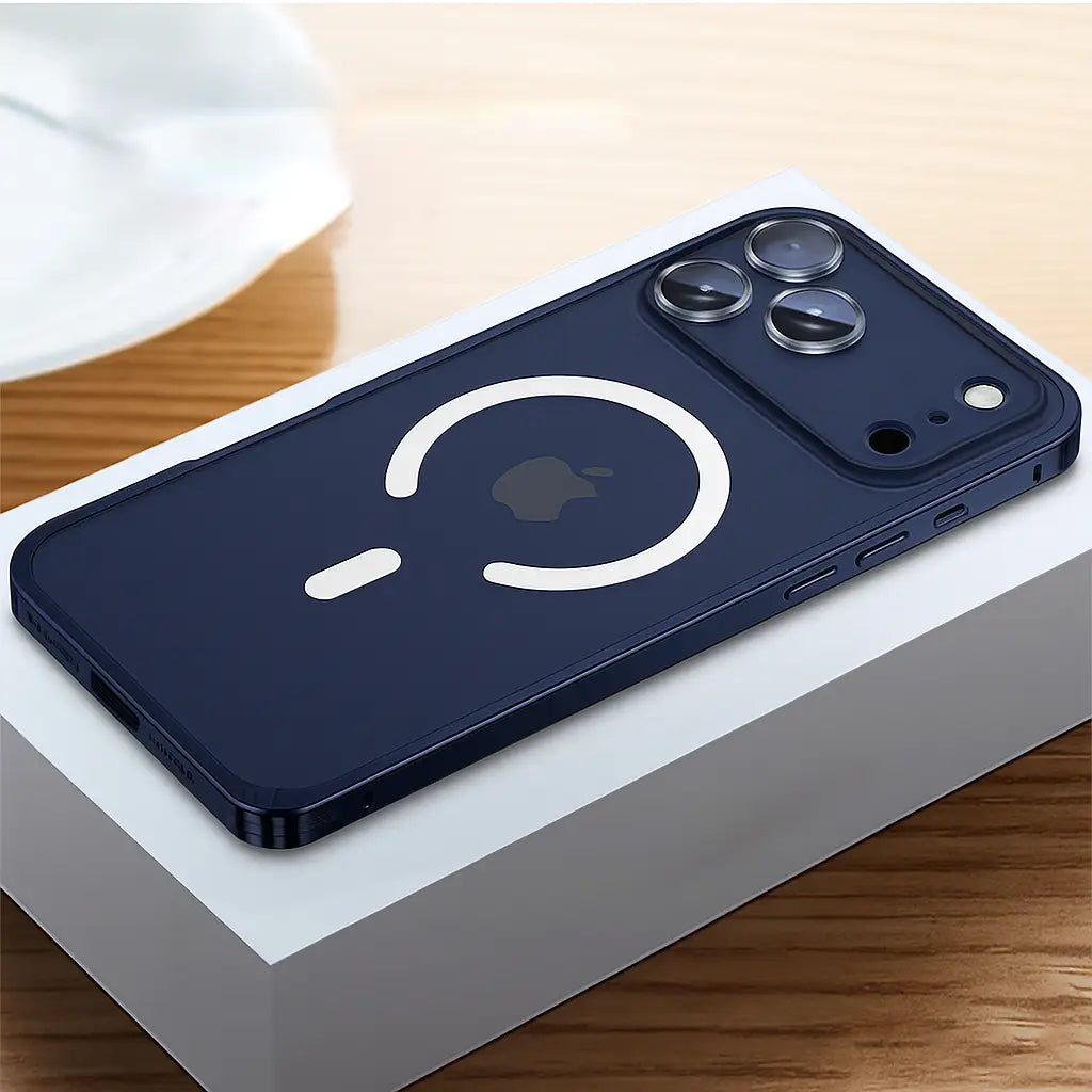 Fire Mist Transparent Magnetic Lock Case