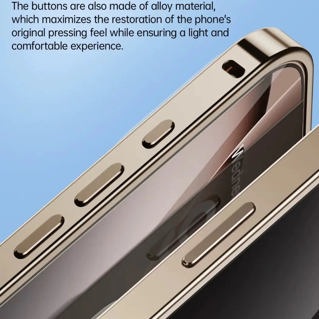 Fire Mist Transparent Magnetic Lock Case