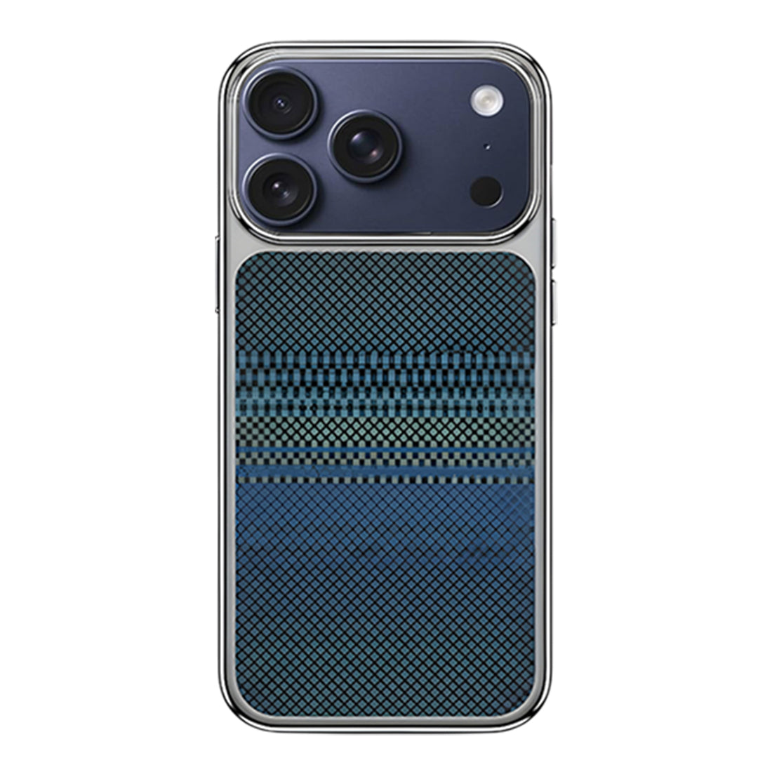 Retro Woven Stripes Electroplating Case