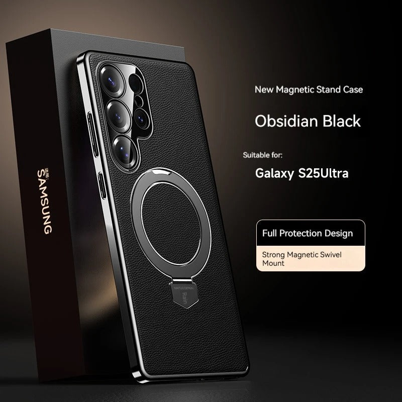 Eclipse Pro Magnetic Stand Leather Case