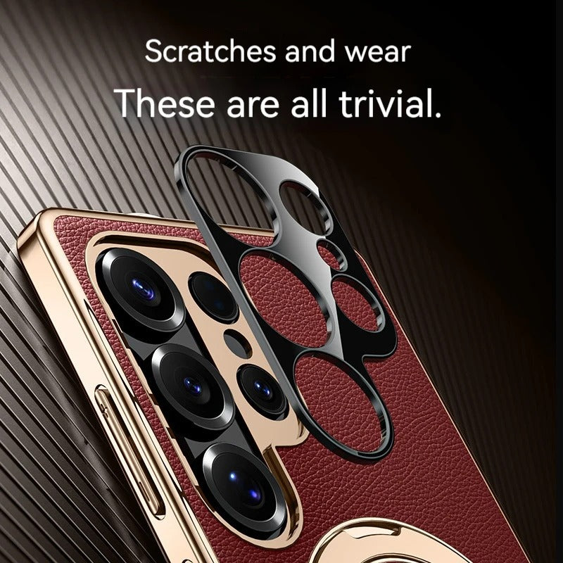 Eclipse Pro Magnetic Stand Leather Case