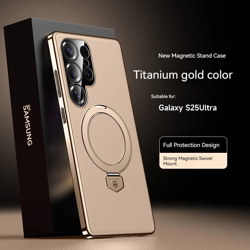 Eclipse Pro Magnetic Stand Leather Case