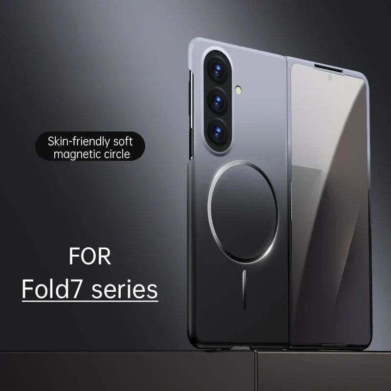 Galaxy Z Fold Series Tech Style Magnetic Ring Case