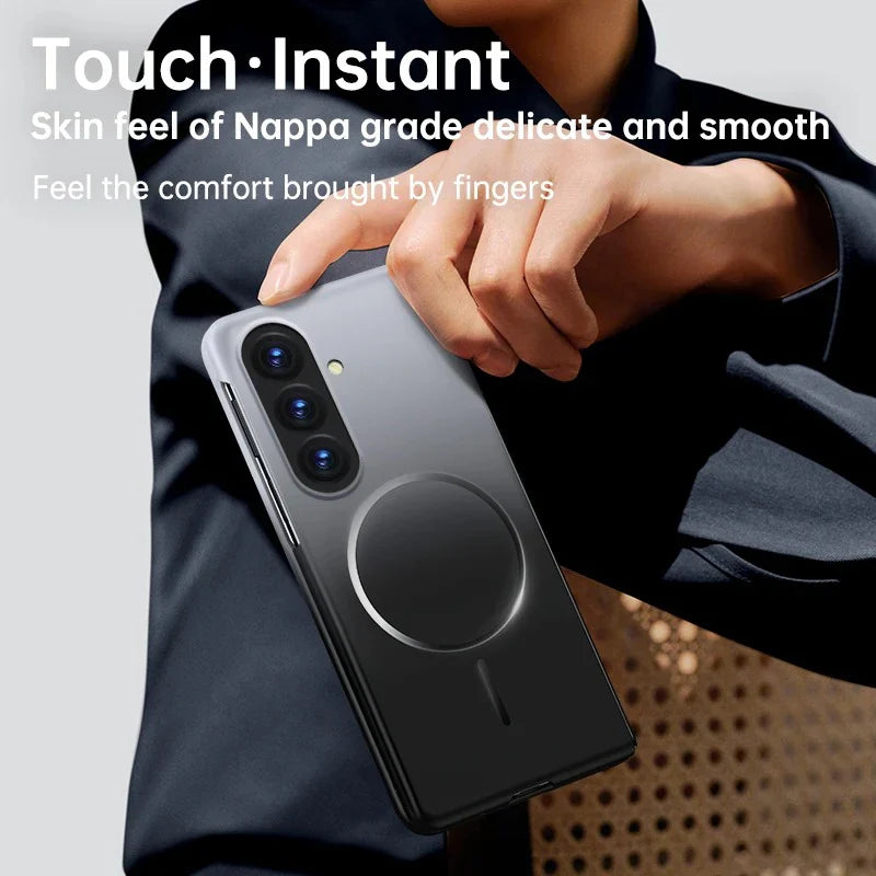 Galaxy Z Fold Series Tech Style Magnetic Ring Case