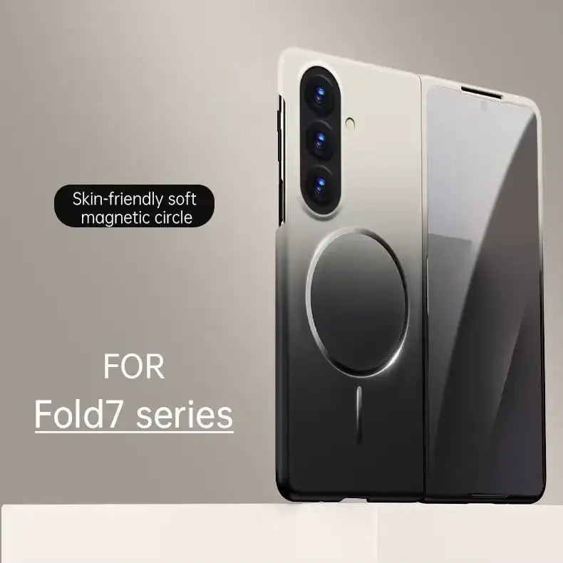 Galaxy Z Fold Series Tech Style Magnetic Ring Case