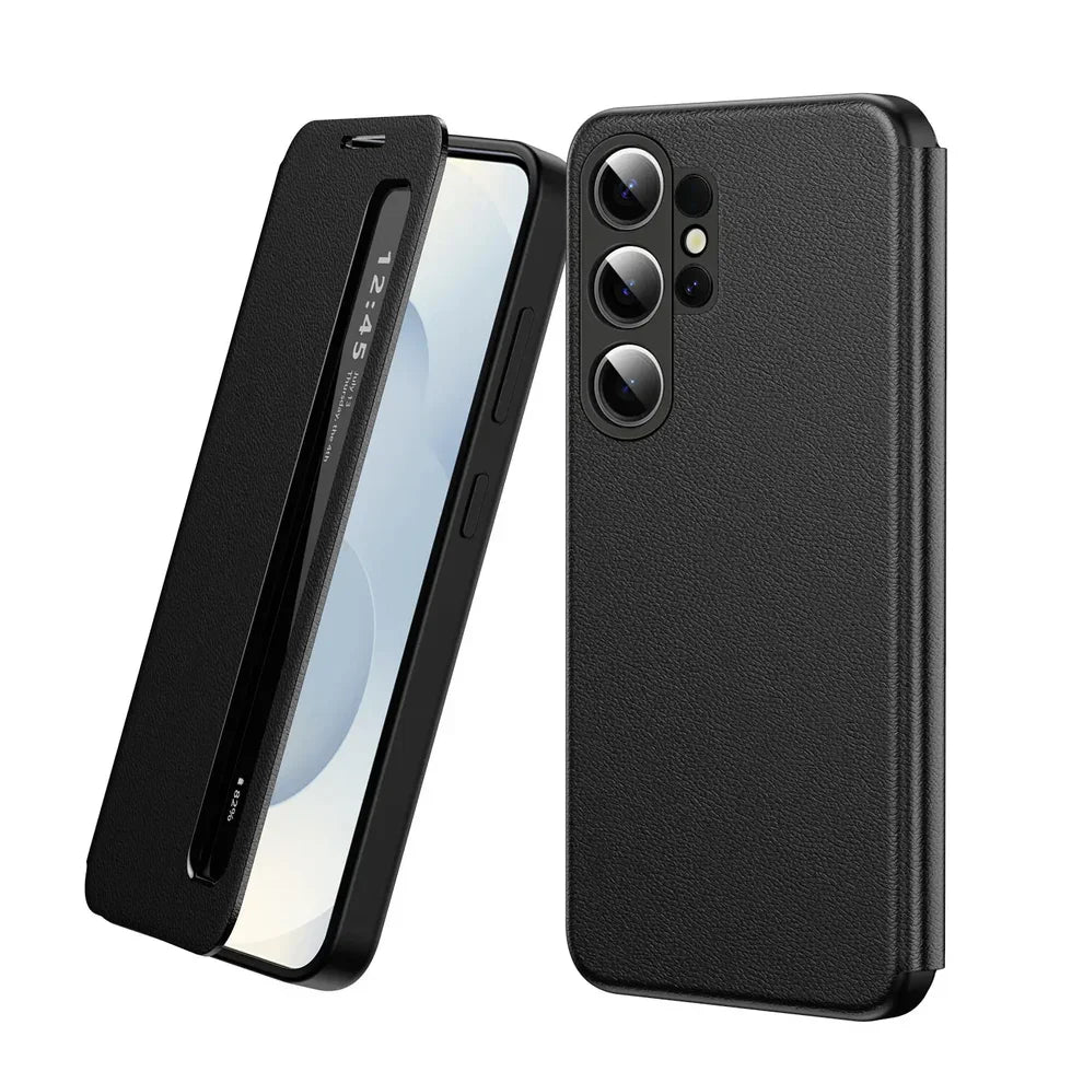 Intelligent View Side Window Flip Case