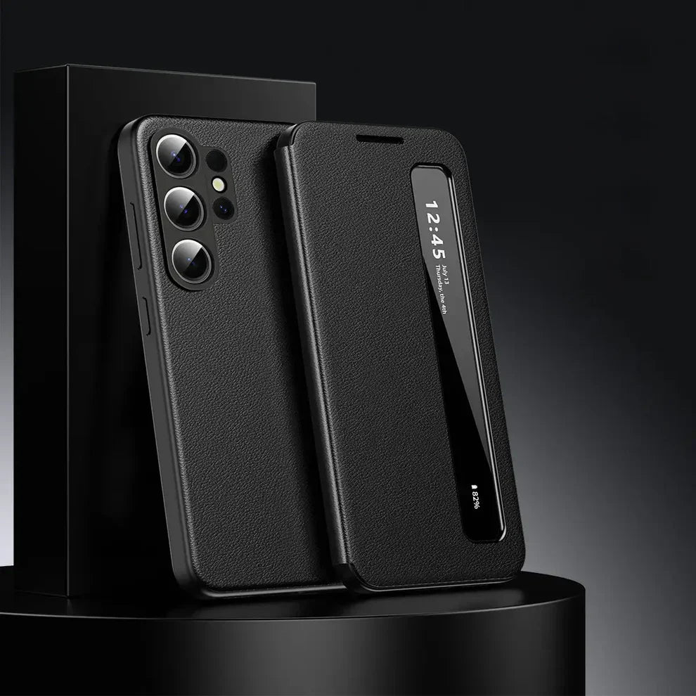Intelligent View Side Window Flip Case