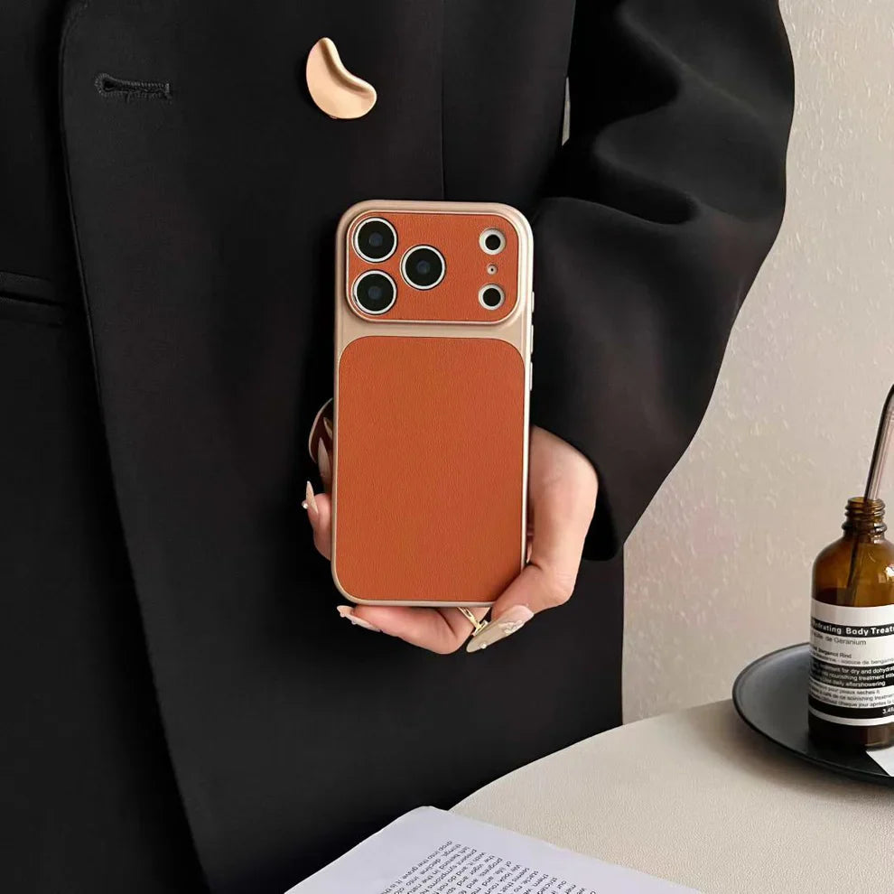 Minimal Aura Leather Finish Case