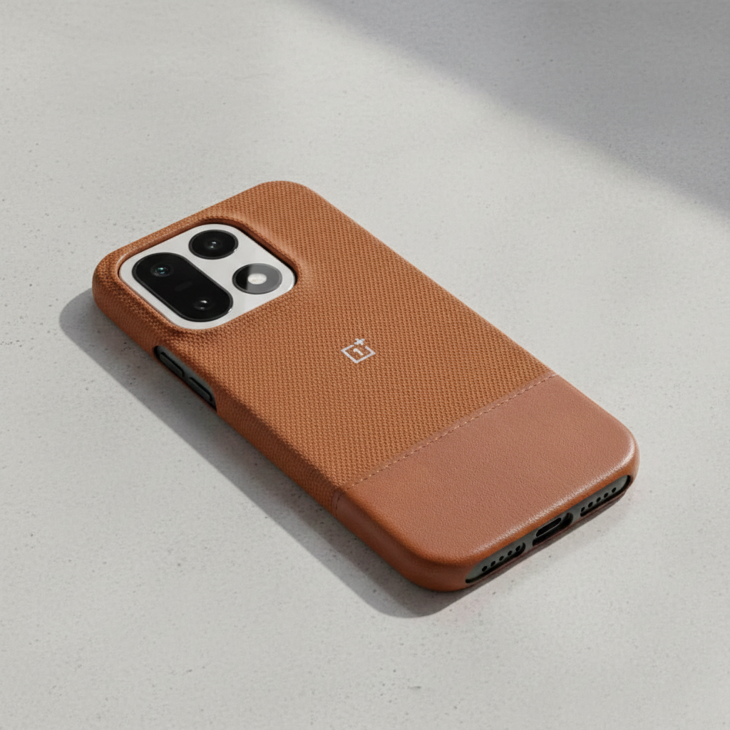 OnePlus 15 Series Retro Business Half Leather Case