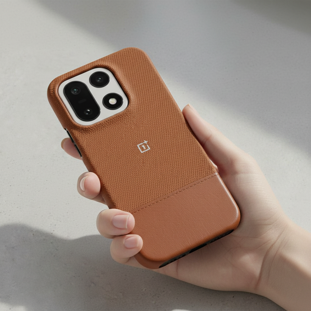 OnePlus 15 Series Retro Business Half Leather Case