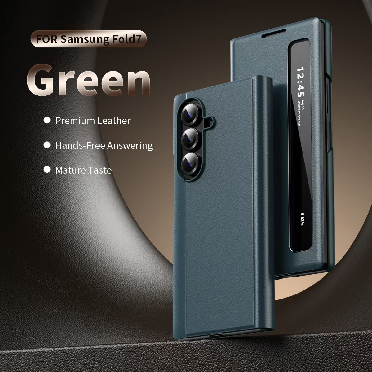 Galaxy Z Fold Series Intelligent View Side Window Flip Case