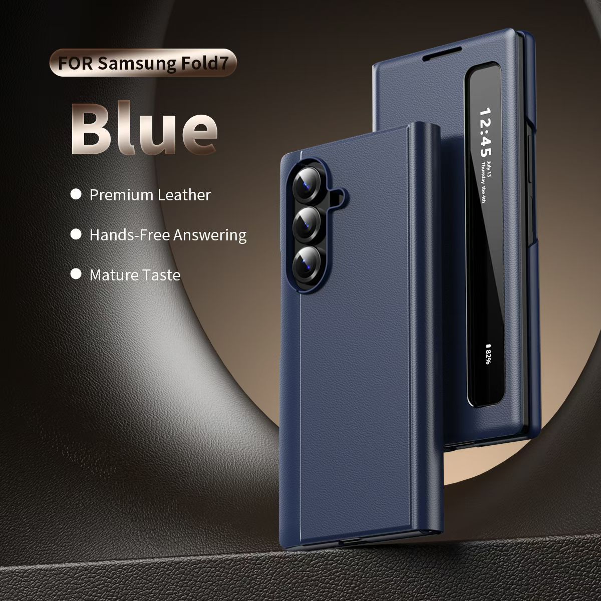 Galaxy Z Fold Series Intelligent View Side Window Flip Case