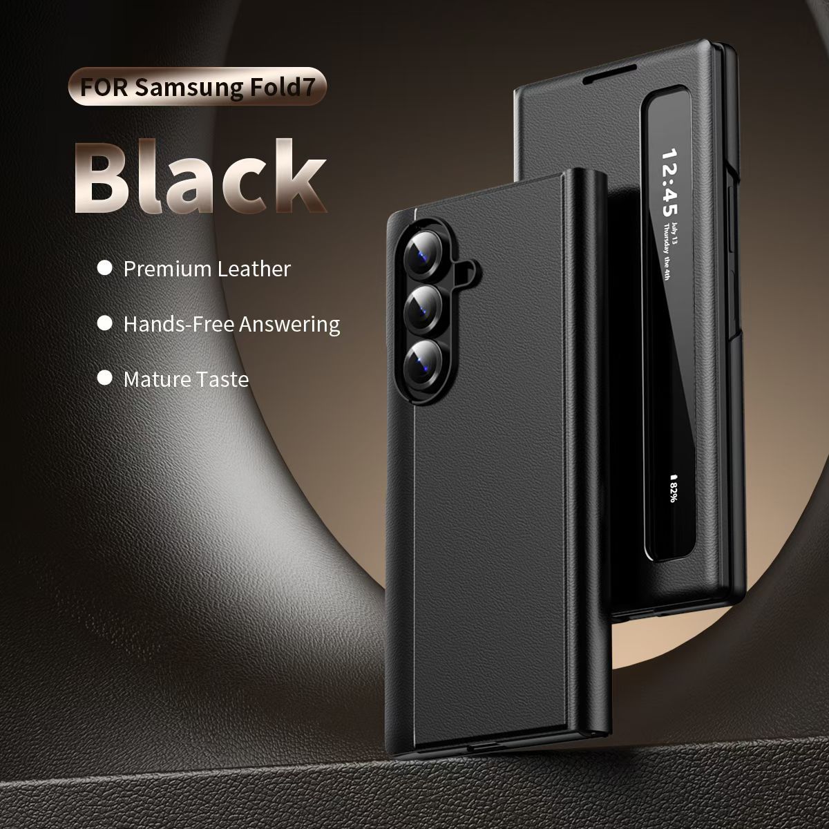 Galaxy Z Fold Series Intelligent View Side Window Flip Case