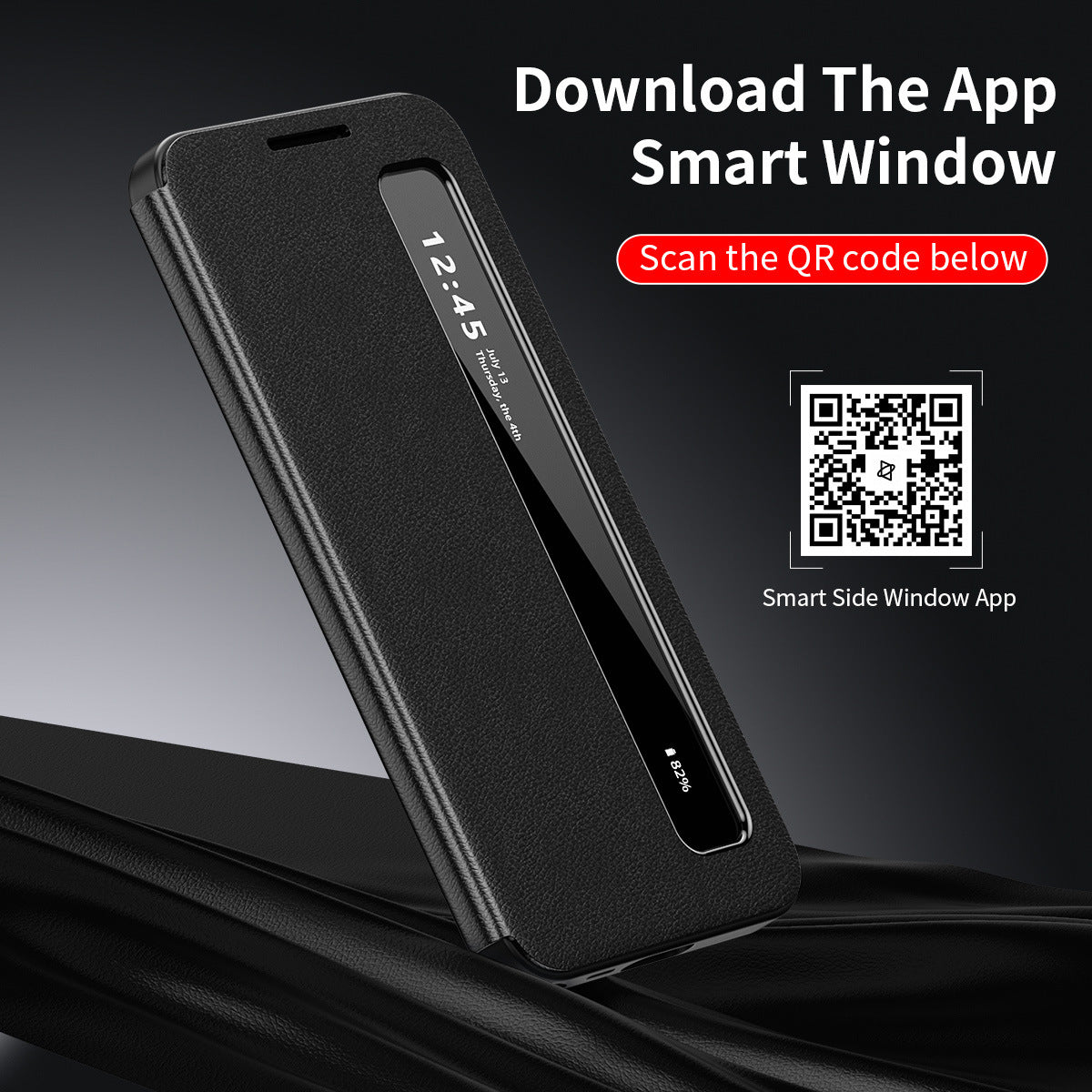 Galaxy Z Fold Series Intelligent View Side Window Flip Case