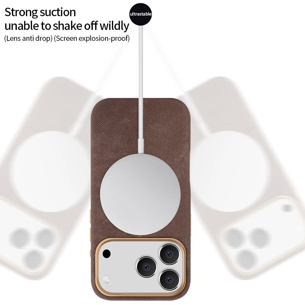 Vintage Premium Leather Magnetic Case