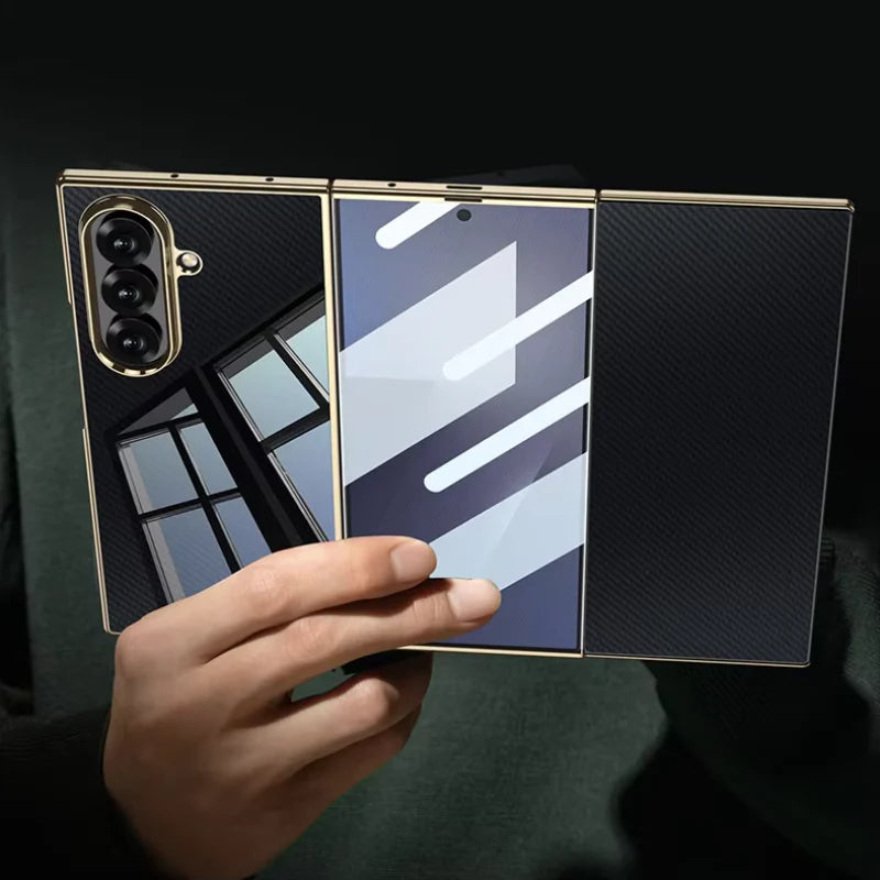 Galaxy Z TriFold Aurum Carbon Prestige Case