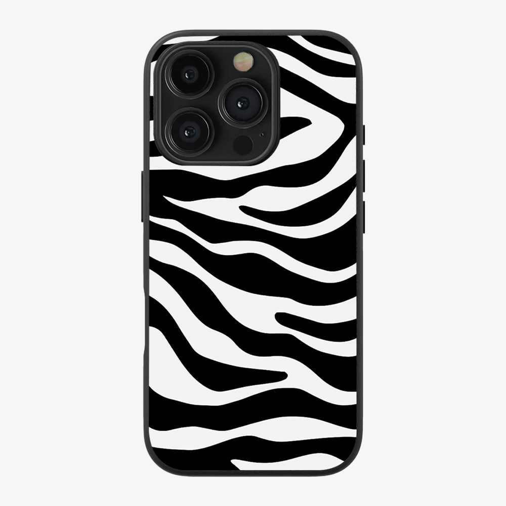 Zebra Phone Case | White