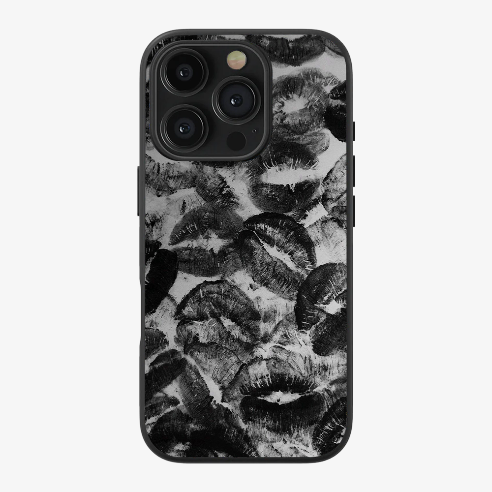 Black Lips Pattern Phone Case