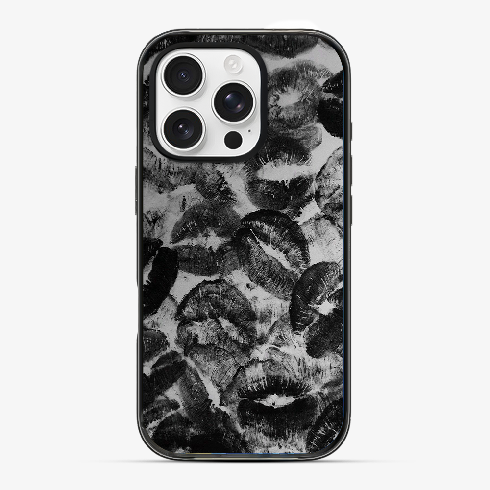Black Lips Pattern Phone Case