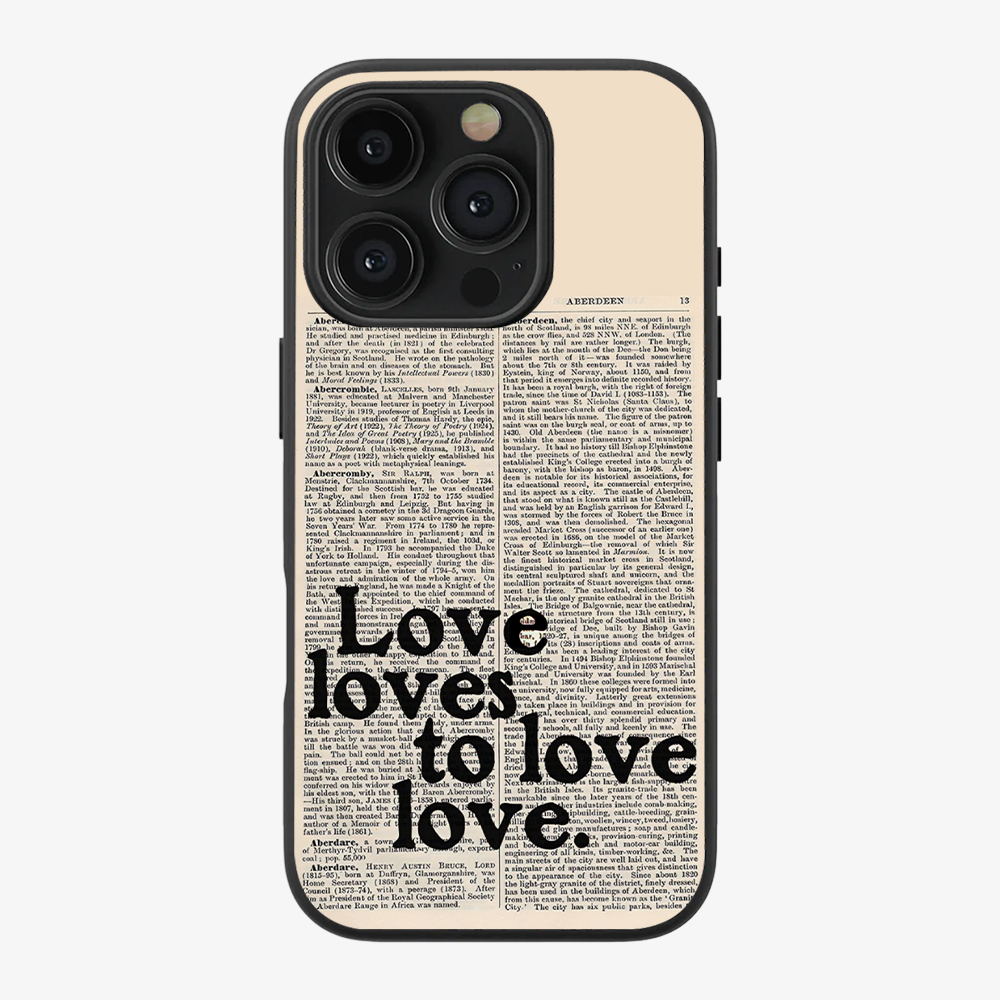 Love Loves to Love Phone Case