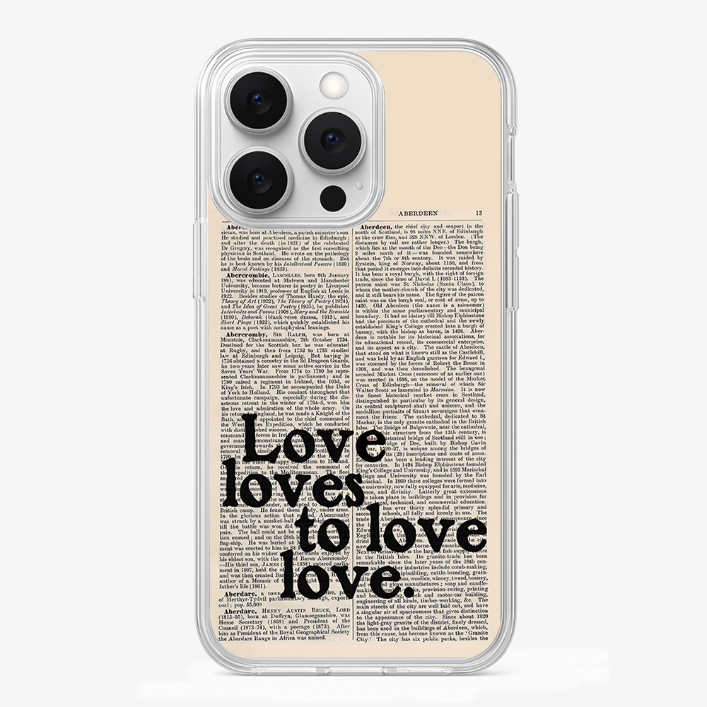Love Loves to Love Phone Case