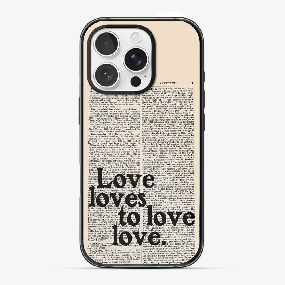 Love Loves to Love Phone Case