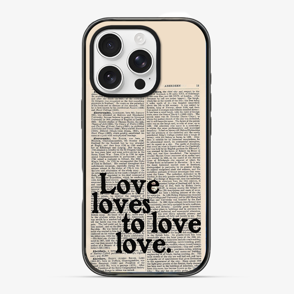 Love Loves to Love Phone Case