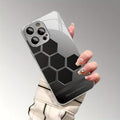 Black Hexagon Metal-Texture Case