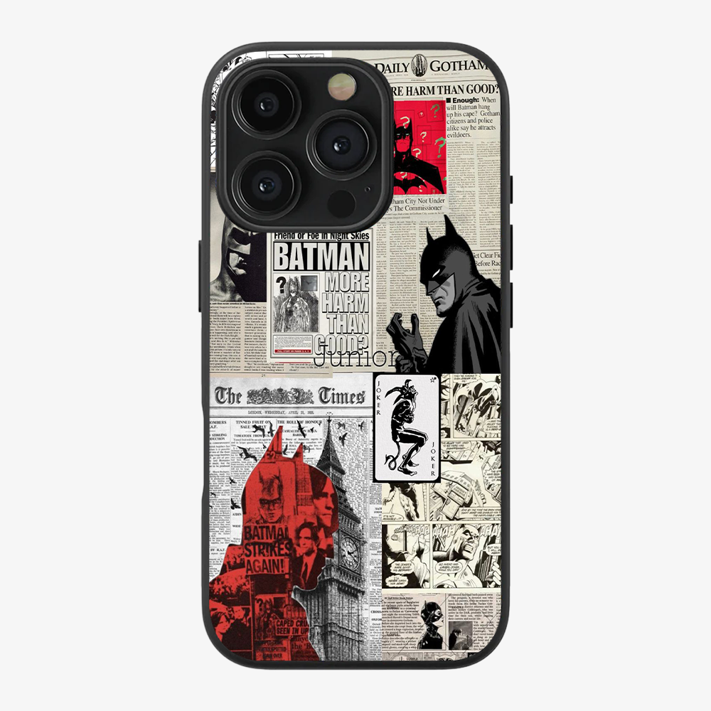 Batman Newspaper Phone Case