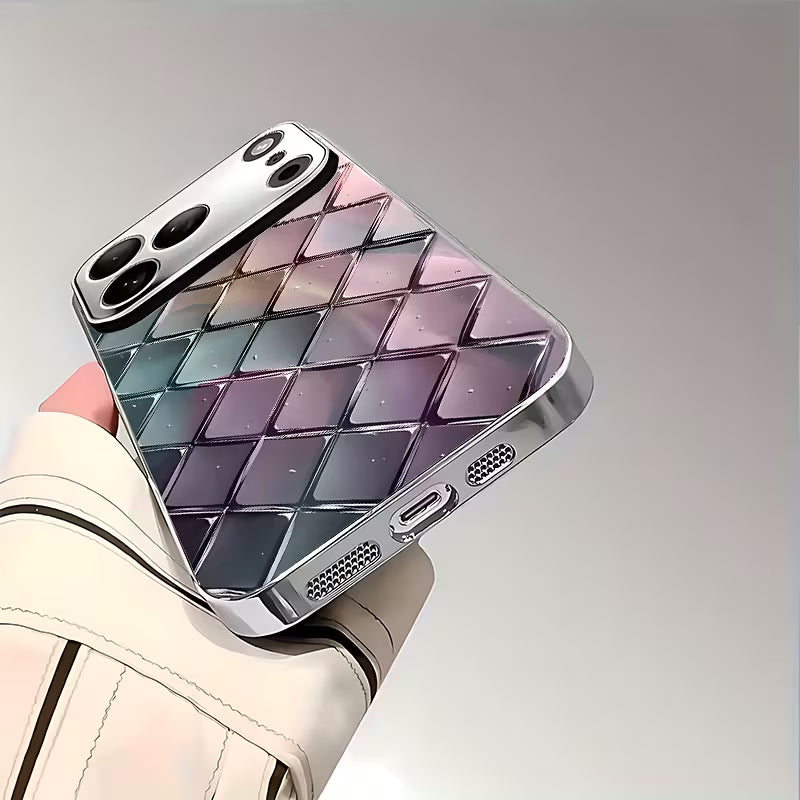 Glass Texture Diamond Pattern Case