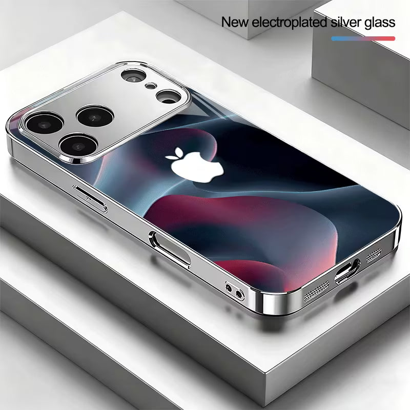 Fluid Gradient Electroplated Glass Case