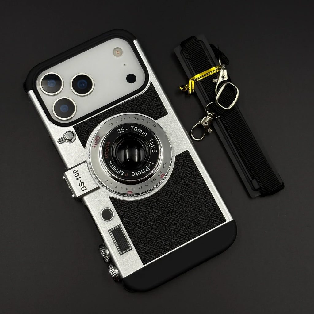 3D Retro Vintage Camera Case- iPhone 17 Series