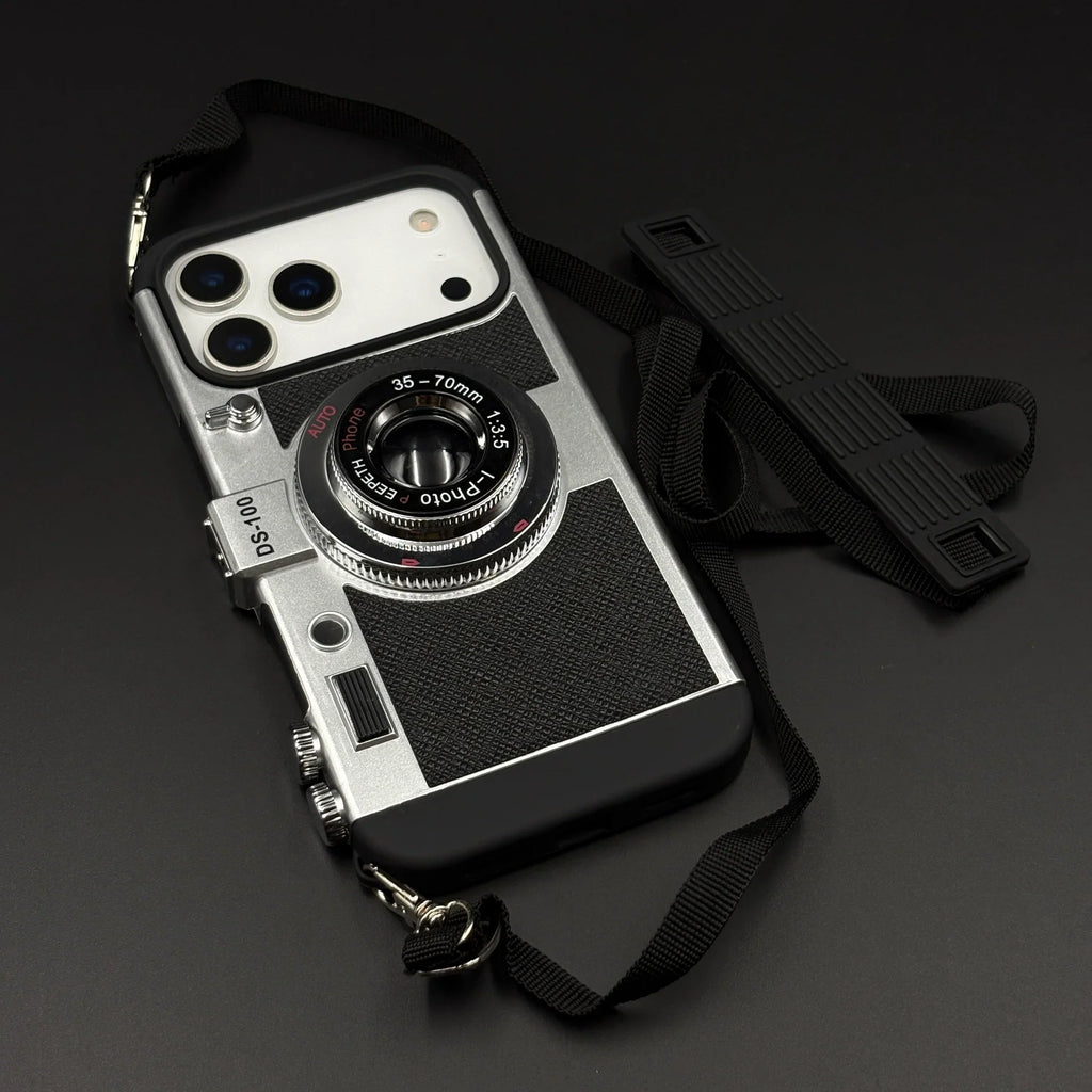 3D Retro Vintage Camera Case- iPhone 17 Series