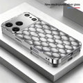Leather Diamond-Patterned Case